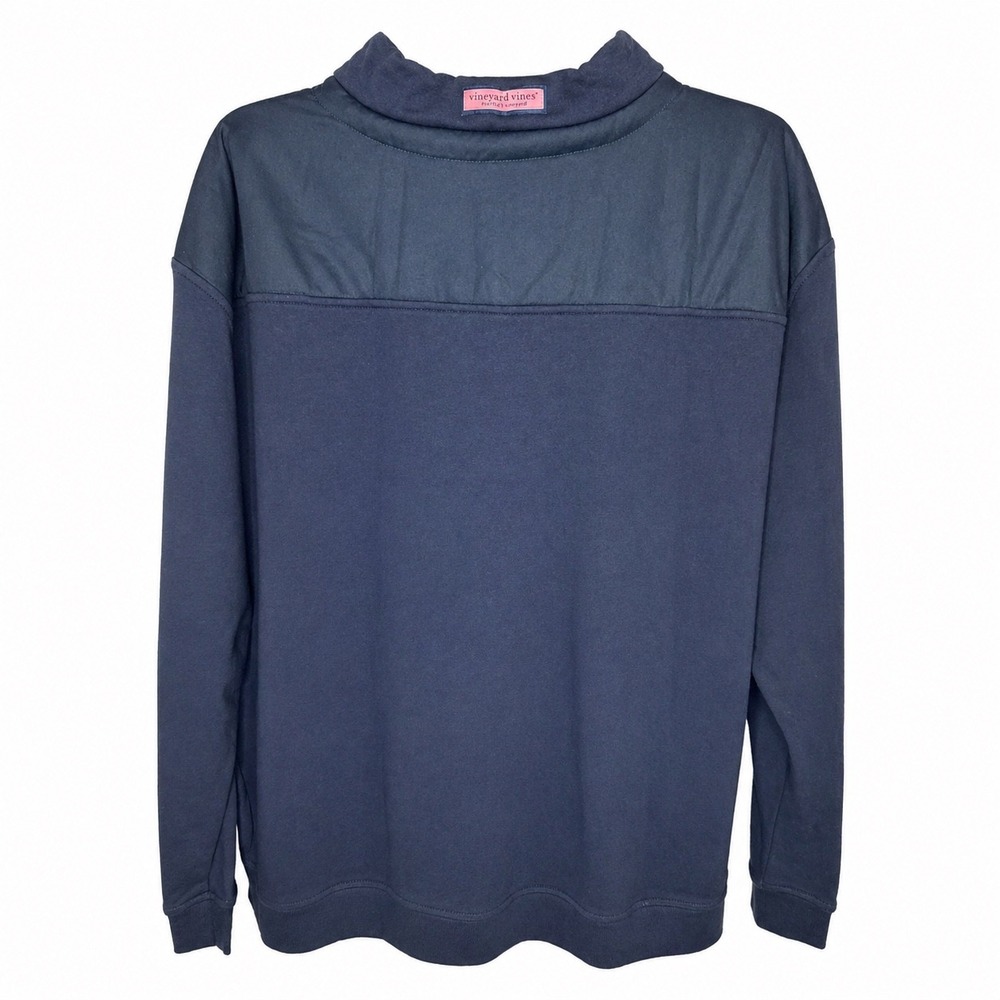 Vineyard Vines Quarter Zip Pullover 2X Navy Blue Shep Shirt Sweatshirt NWT - Picture 3 of 7
